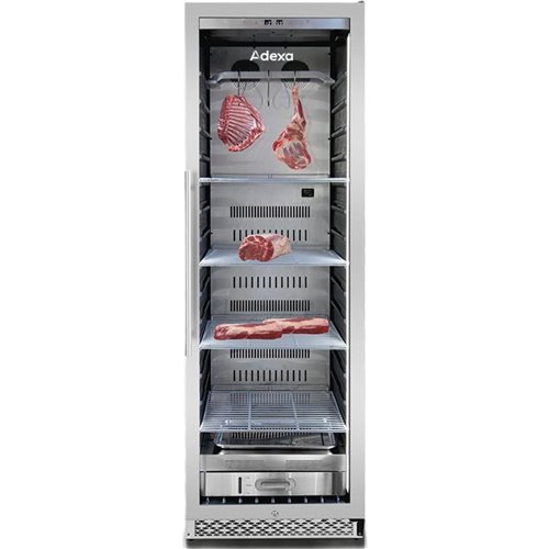 Professional Dry Aging Fridge Meat Maturation Cabinet 425L Stainless Steel 598x680x1818mm | Stalwart DA-ZSA450N