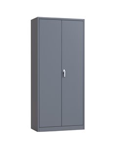 Professional Grey Steel Cabinet 2 Doors 800x400x1800mm | Stalwart DA-SART602 2