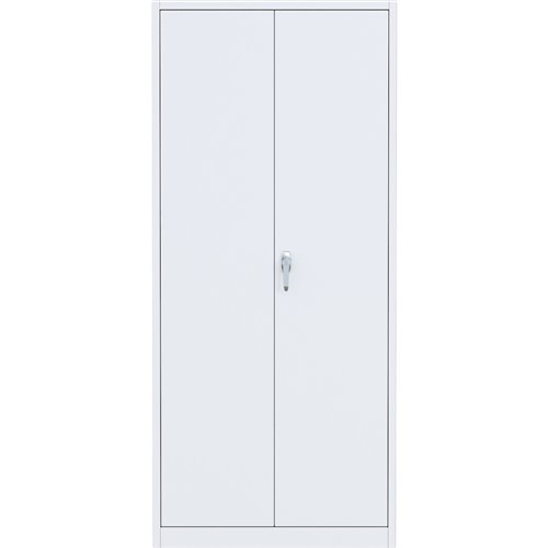 Professional White Steel Cabinet 2 Doors 800x400x1800mm | Stalwart DA-SART604