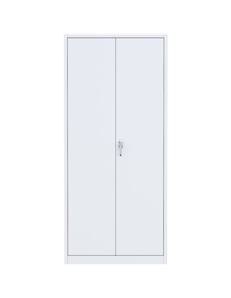 Professional White Steel Cabinet 2 Doors 800x400x1800mm | Stalwart DA-SART604