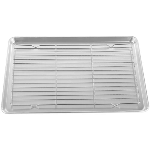Commercial Stainless Steel Cooling Wire Rack for 60x40cm Baking Tray 530x330x15mm | Stalwart DA-CR6040