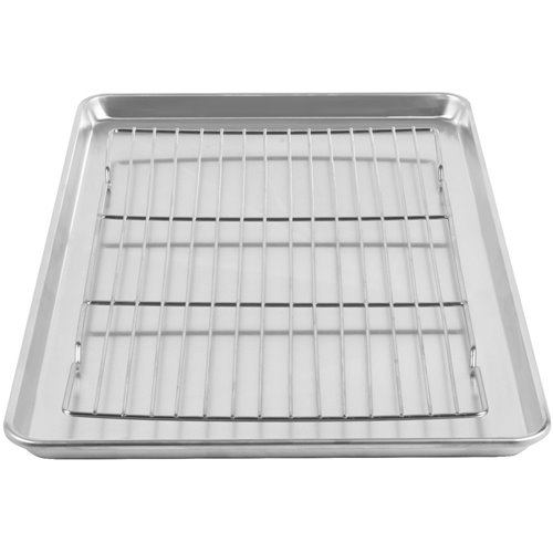 Commercial Stainless Steel Cooling Wire Rack for 66x46cm Baking Tray 600x400x15mm | Stalwart DA-CR6646