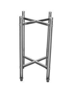 Commercial Stainless Steel Round Cutting Board Stand with Polyethylene Chopping Block 420x750mm | Stalwart DA-WHCY0301 2