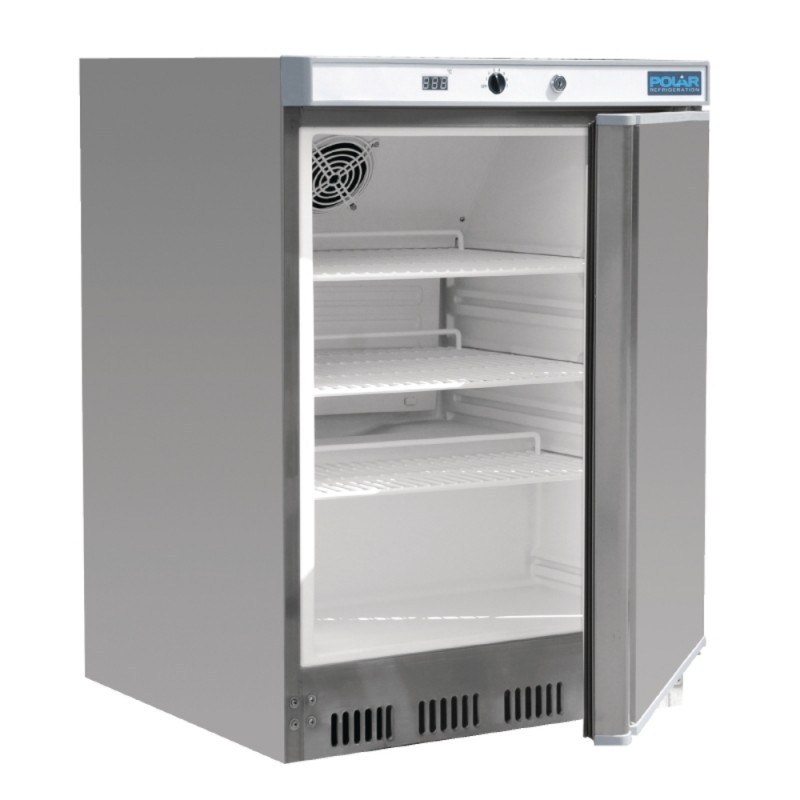 Polar Undercounter Fridge Stainless Steel 150Ltr CD080 Next D...