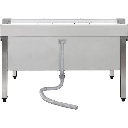 Commercial Stainless Steel Mop Sink with Low Rack &amp 2-in-1 Mop Holder 1000x600x550mm | Stalwart DA-SMSJYLR10060