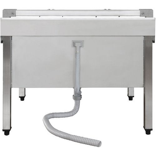 Commercial Stainless Steel Mop Sink with Low Rack &amp 2-in-1 Mop Holder 800x600x550mm | Stalwart DA-SMSJYLR8060