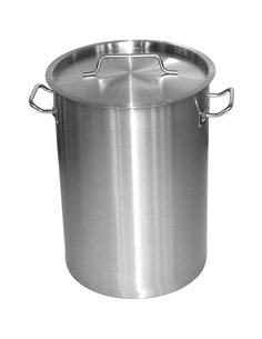 Professional Stainless Steel Dustbin 100 Litres | Stalwart DA-SDB95