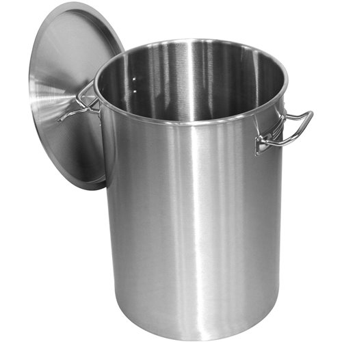 Professional Stainless Steel Dustbin 75 Litres | Stalwart DA-SDB75