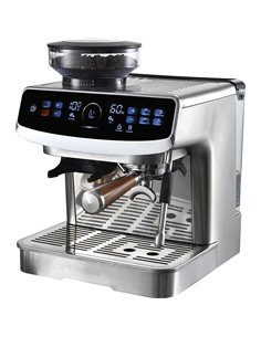 Commercial Semi-Automatic Coffee Machine with Grinder &amp Touchscreen | Stalwart DA-BDCM602