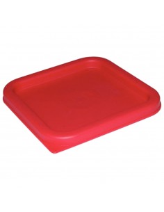 Square Lid Red Medium