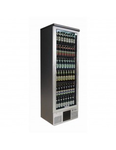 Gamko Upright Bottle Cooler - Single Hinged Door 300 Ltr Stainless Steel