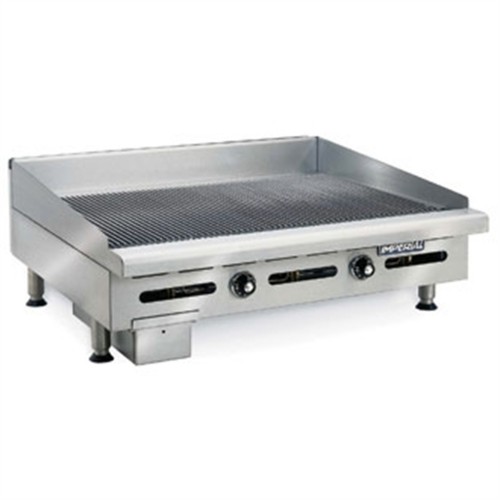 Imperial Thermostatic Ribbed Propane Gas Griddle IGG-36
