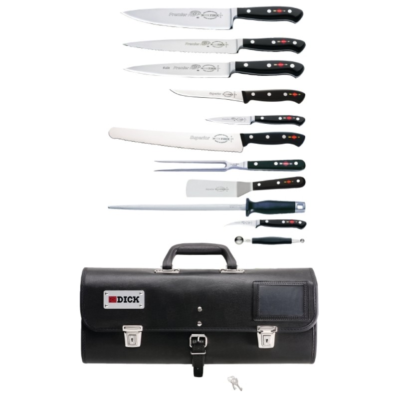 Ensemble de 11 couteaux Dick Premier Plus avec étui