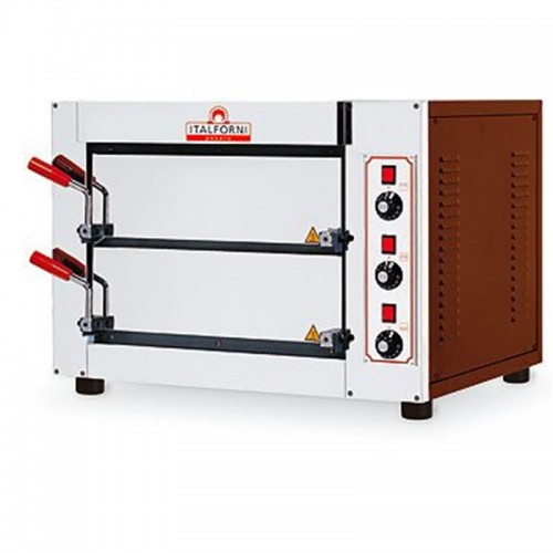 Italforni FAST 50 Twin Deck Pizza Oven 4 x 10 Pizzas Per Deck Commercial Oven