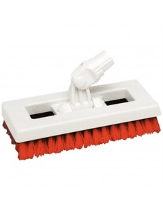 SYR Deck Scrubber Brush Red