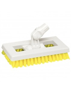 SYR Deck Scrubber Brush Yellow