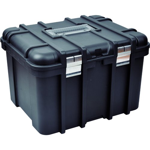 Heavy Duty Explosion-Proof Tool Storage Box with Tray &amp Dual Metal Latches 475x385x310mm | Stalwart DA-MW2160