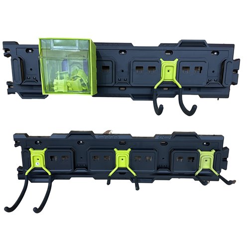 Modular Heavy Duty Wall-Mounted Pegboard Set with Hooks 2 x 795x190mm Panels 68kg (150lbs) Capacity Each | Stalwart DA-MW2301P