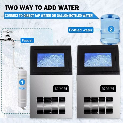 Commercial Ice Cube Maker Machine...