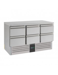 Refrigerated Prep Counter 6 drawers | DA-6DS33