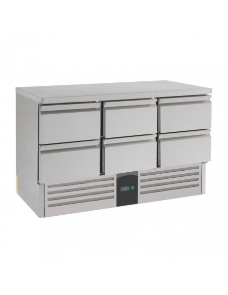 Refrigerated Prep Counter 6 drawers | DA-6DS33