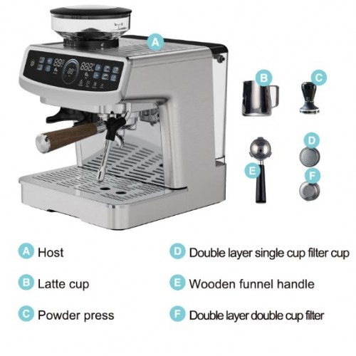 Commercial Semi-Automatic Coffee...