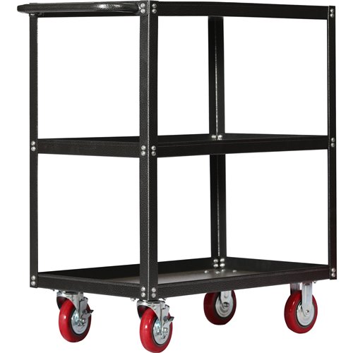 Workshop Utility Trolley Cart 3-Tier 405x765x810mm | Stalwart DA-FS303