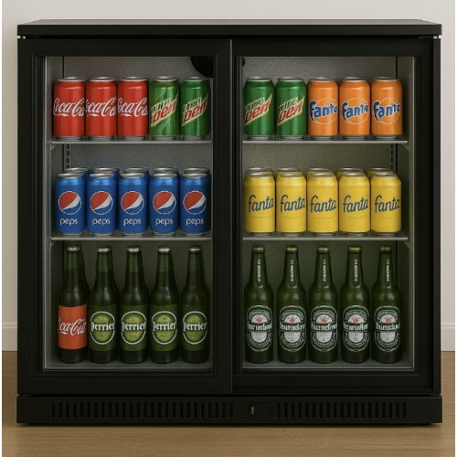 Back Bar Cooler – 220 Litre Double...