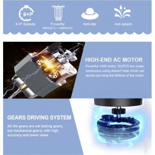 5 Litre Countertop Planetary Mixer –...