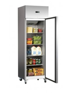 Commercial Refrigerator Upright cabinet 600 litres Stainless steel Single door GN2/1 Fan assisted cooling | DA-R600S 2