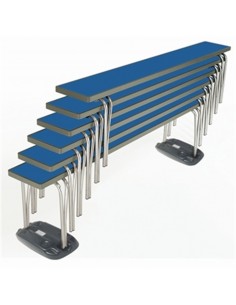 Contour Stacking Bench Blue