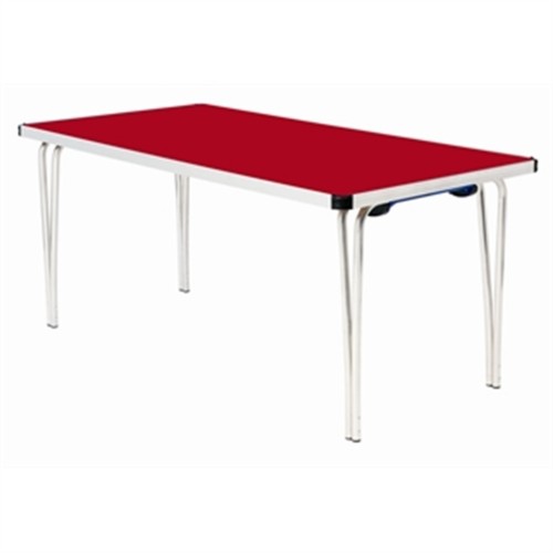 Contour Folding Table Red