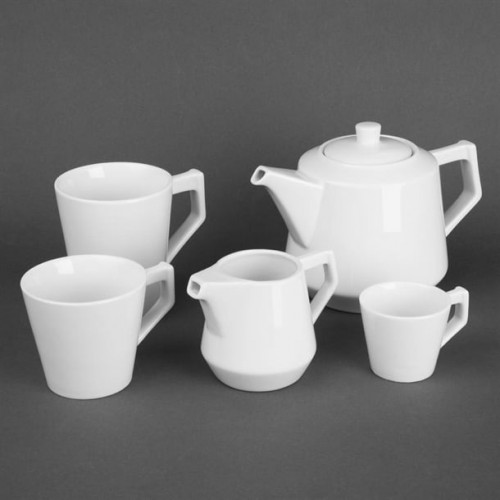 Olympia Whiteware Deco Cups 300ml (6...