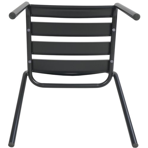 Bistro Side Chair Steel Indoors Black | Stalwart DA-GS60790B