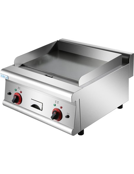 Commercial Electric Griddle Smooth top 2 zones 5kW Countertop | Stalwart DA-HEG606