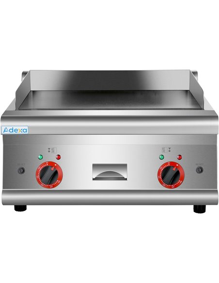 Commercial Electric Griddle Smooth top 2 zones 5kW Countertop | Stalwart DA-HEG606