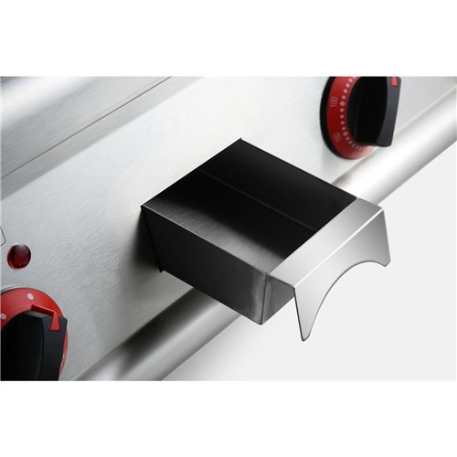 Commercial Electric Griddle Smooth top 2 zones 5kW Countertop | Stalwart DA-HEG606