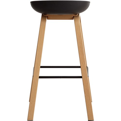 High Barstool Black &amp Metal | Stalwart DA-WW102
