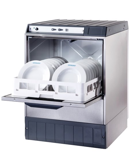 Commercial Dishwasher 500mm basket 120sec cycle Drain pump Detergent pump 3-phase | Omniwash JM975300STDDPS