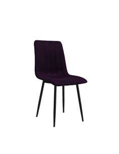 Bistro Dining Chair Black Velvet Fabric Indoors &amp Outdoors 440x530x930mm | Stalwart DA-HYDC007BLACK