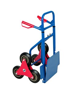 Heavy Duty Stair Climbing Sack Truck Tri-Wheel 200kg Capacity 430x600x1110mm | Stalwart DA-HT1832 2