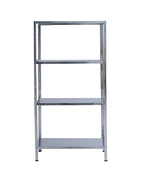 Galvanized Steel Shelving Unit 4-Tier 320kg Capacity (80kg per shelf) 900x400x1800mm | Stalwart DA-KFT20