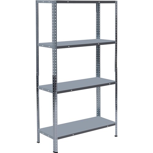 Galvanized Steel Shelving Unit 4-Tier 200kg Capacity (50kg per shelf) 1000x300x1870mm | Stalwart DA-KFT52S