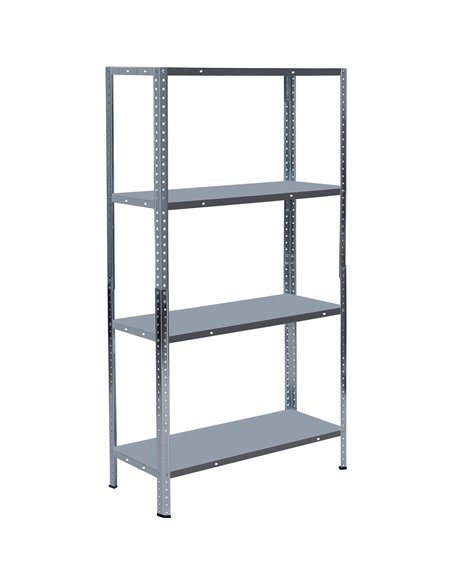 Galvanized Steel Shelving Unit 4-Tier 200kg Capacity (50kg per shelf) 1000x300x1870mm | Stalwart DA-KFT52S