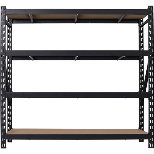 Industrial 4-Tier Heavy-Duty Shelving Unit 2500kg Capacity (625kg per shelf) 1830x540x1830mm | Stalwart DA-KIT600