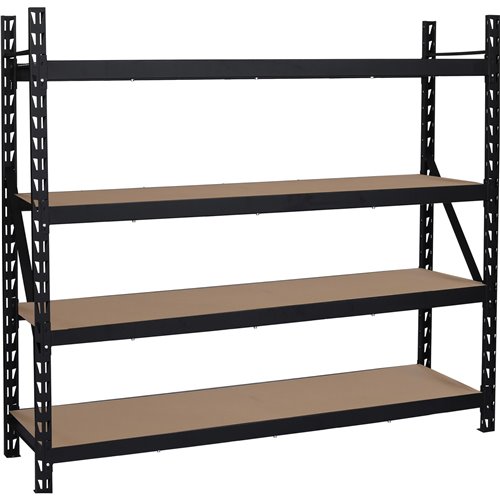 Industrial 4-Tier Heavy-Duty Shelving Unit 2500kg Capacity (625kg per shelf) 1830x540x1830mm | Stalwart DA-KIT600