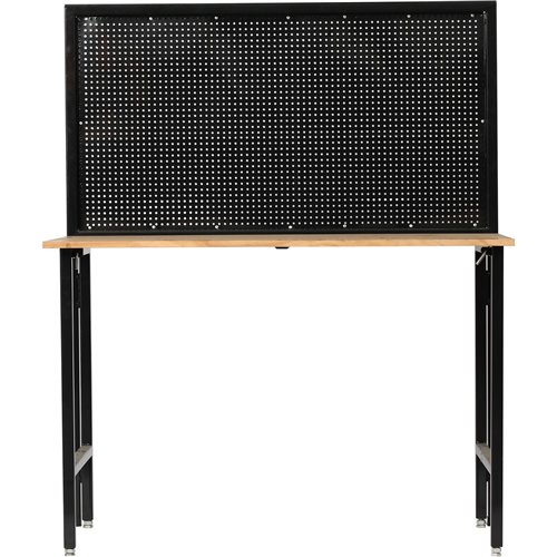 Professional Steel Workbench with Pegboard 150kg Table Load 25kg Pegboard Load 1220x660x1460mm | Stalwart DA-KWT1220
