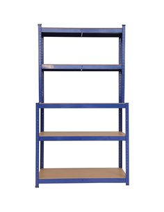 Professional Steel Workbench with 5-Tier Shelf Rack 625kg Max Load 1100x540x1400mm | Stalwart DA-KWT33P 2
