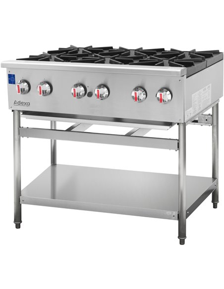 Stainless Steel Stand for EHP6S Gas Cooker / EGG36S Gas Griddle / ECB36S Gas Grill | Stalwart DA-STAND36S