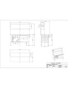 Commercial Stainless Steel Work Table with Overshelf, Drawer &amp GN Pan Rack 1500x700x1700mm | Stalwart DA-WT70150PS 2